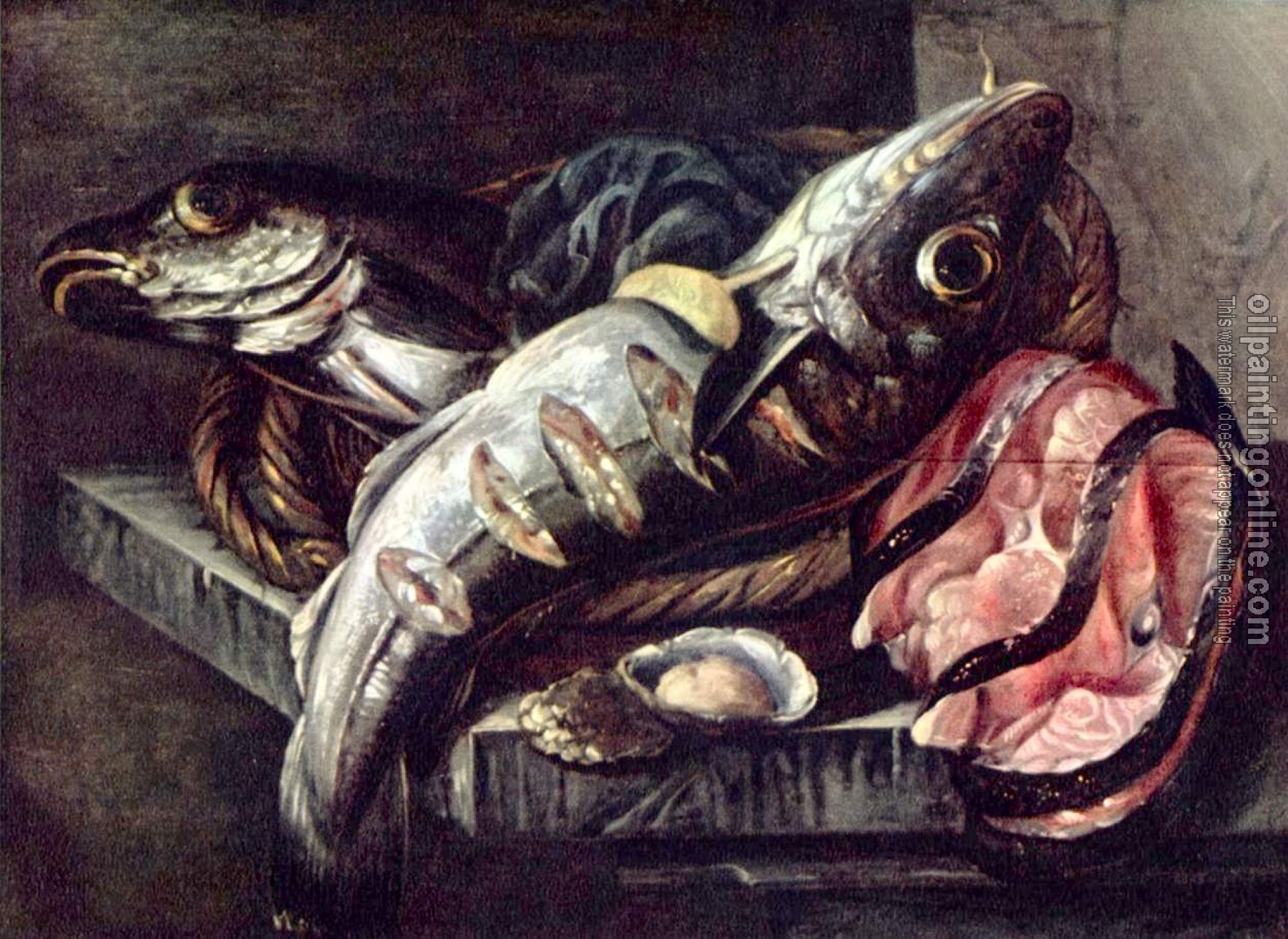Beyeren, Abraham van - Stilleben mit Fischen